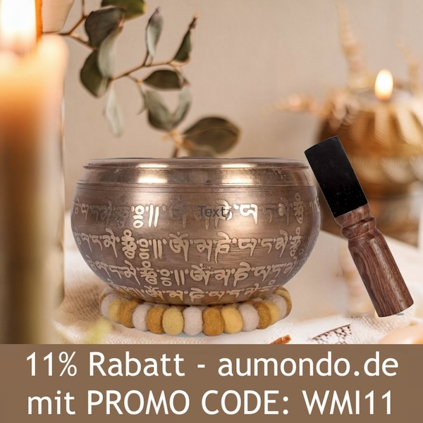 Klangschalen Shop aumondo.de Rabatt Code